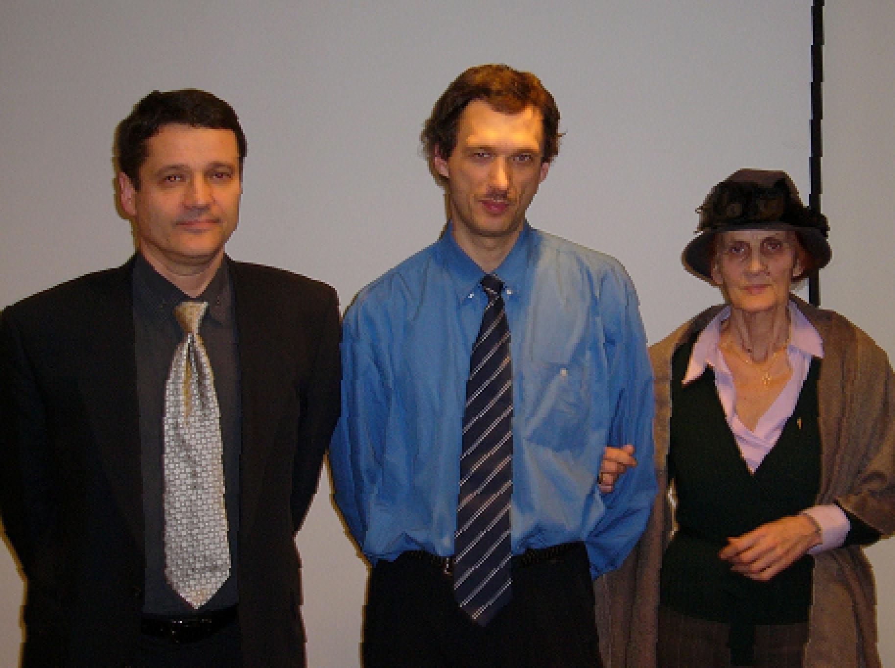 Artour Rakhimov, Ph.D. and his teachers, Ludmilla Buteyko and Dr. Andrey Novozshilov, MD