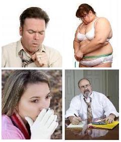 Sick people with constant inflammation