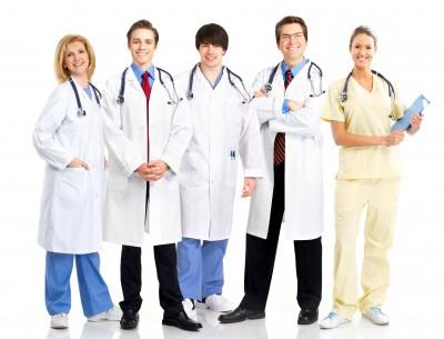 Medical doctors smiling